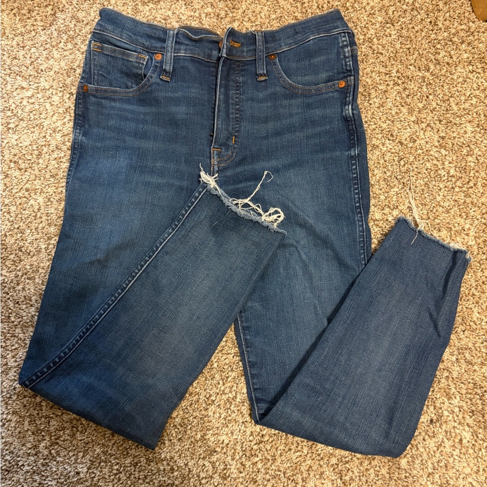 Women’s Madewell Blue Denim Jeans - Classic Mid Wash